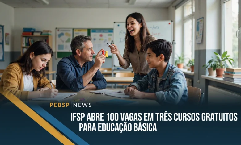 IFSP Catanduva oferece 100 vagas em 3 cursos de extensão gratuitos Matemática, Jogos na Educação e Alfabetização. Inscrições até 30 de agosto.