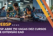 IFSP de São José do Rio Preto abre 710 vagas em dez cursos de extensão EaD gratuitos; inscrições vão até 12 de agosto de 2026. Confira os cursos.