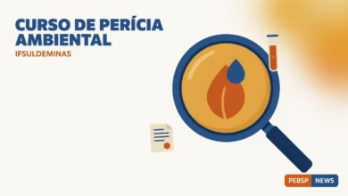 IFSULDEMINAS abre 3 mil vagas gratuitas em curso EaD de Perícia Ambiental. Inscrições até 4 de setembro, exige apenas Ensino Médio. Confira o cronograma.