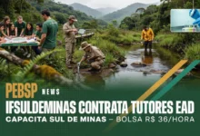 IFSULDEMINAS seleciona 6 tutores EaD para curso de Perícia Ambiental, bolsa de R$ 36 por hora. Inscrições gratuitas até 1408. Veja como participar.
