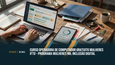 IFTO Pedro Afonso abre 35 vagas para mulheres no curso gratuito Operadora de Computador. Programa Mulheres Mil. Inscrições até 18 de agosto.