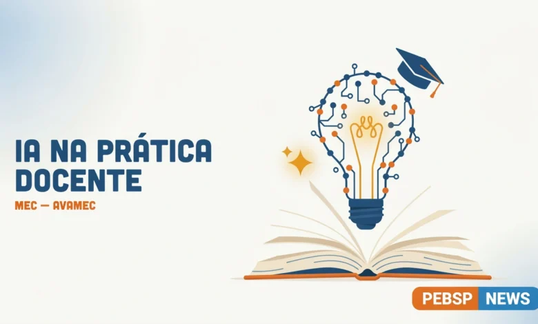 Inscrições abertas na plataforma AVAMEC curso de extensão em Inteligência Artificial para professores, sem provas e com certificação rápida.