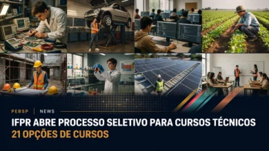 Inscrições abertas para o Processo Seletivo IFPR com vagas em Cursos Técnicos Integrados ao Ensino Médio e seleção por histórico escolar.