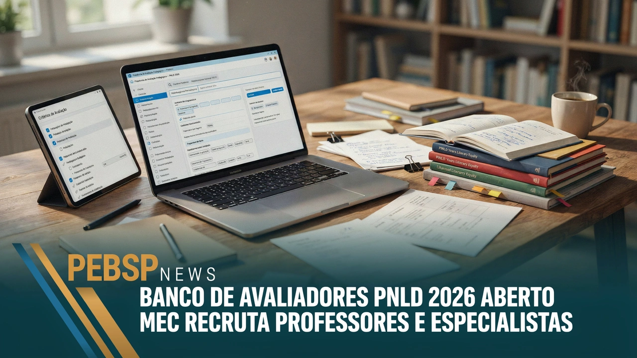 MEC abre cadastro para professores avaliarem as Obras e Livros do PNLD (Programa Nacional do LIvro e do Material Didatico) em - 2026