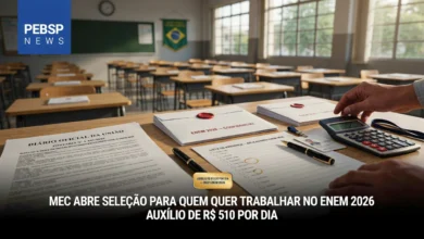 MEC abre inscrições para Professores efetivos que desejam trabalhar no ENEM 2026. Oportunidade para Rede de Interlocutores Escolares; Confira.