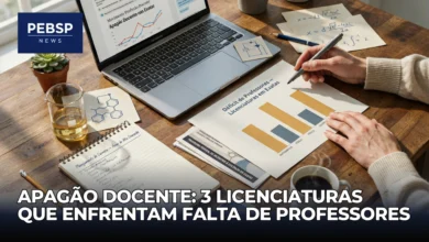 Matemática, Física e Química enfrentam maior carência de professores. Levantamento do Movimento Profissão Docente mostra oportunidades de carreira em regiões específicas.