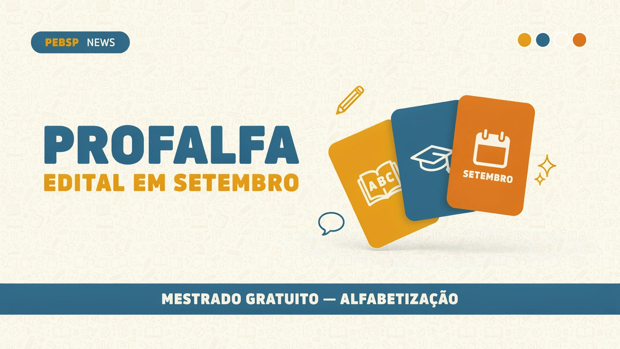 Mestrado profissional em Alfabetização - ProfAlfa edital de seleção divulgado em setembro pela COPEVEUFMG. Confira detalhes.
