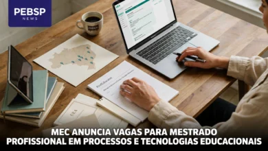 Mestrado profissional em tecnologias educacionais - profeducatec mec abre 130 vagas em 9 universidades. Inscrições vão até 6 de setembro de 2026.