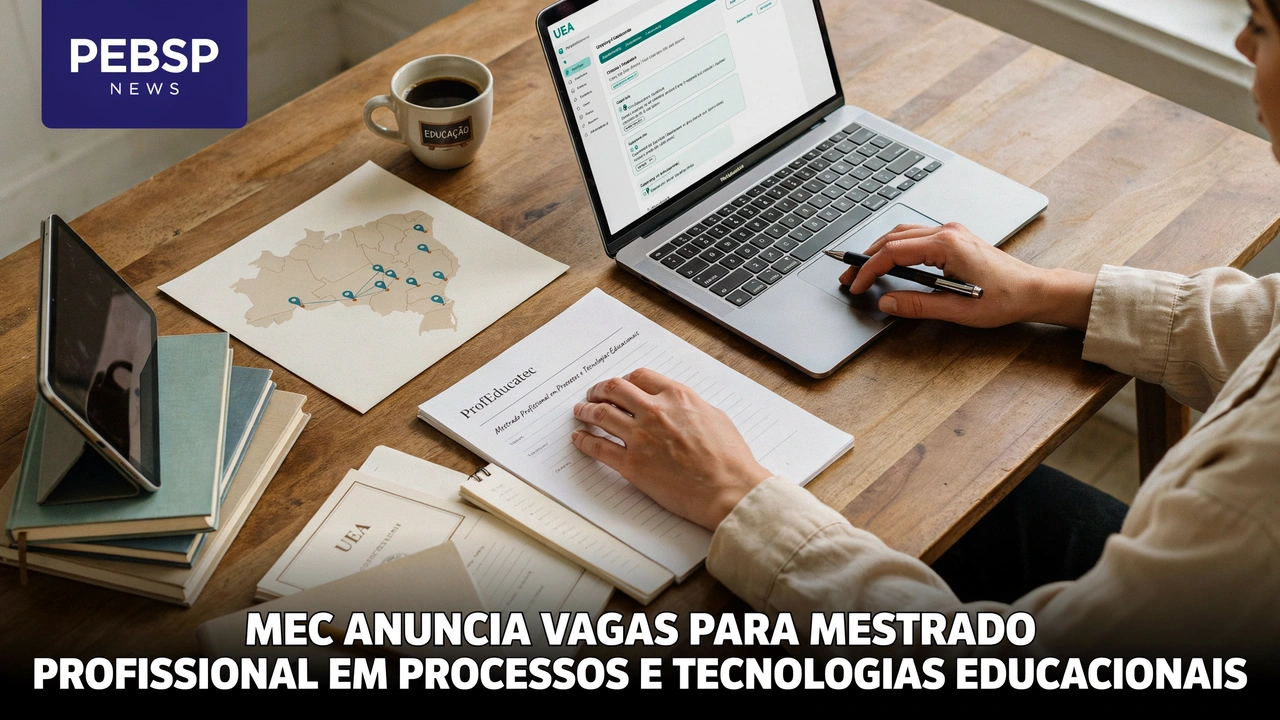 Mestrado profissional em tecnologias educacionais - profeducatec mec abre 130 vagas em 9 universidades. Inscrições vão até 6 de setembro de 2026.