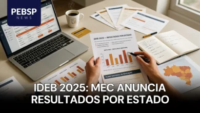 Ministério da Educação - MEC anuncia dados e resultados do SAEB e do IDEB de 2025 por Estado e Município. Confira detalhes!