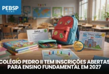 O Colégio Pedro II abre 206 vagas para o 6º ano do Ensino Fundamental em 2027. Inscrições até 19082026, prova em 1810. Veja cronograma completo.
