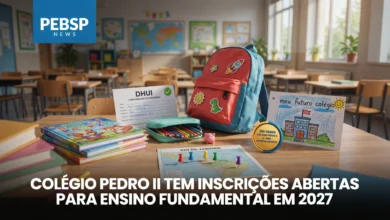 O Colégio Pedro II abre 206 vagas para o 6º ano do Ensino Fundamental em 2027. Inscrições até 19082026, prova em 1810. Veja cronograma completo.