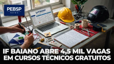 O IF Baiano abriu inscrições para o processo seletivo dos cursos técnicos gratuitos nas modalidades Integrado, Subsequente Presencial e EaD.