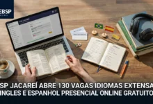 O IFSP abriu 130 vagas gratuitas para cursos de extensão em Inglês e Espanhol no 2º semestre de 2026. Inscrições abertas!