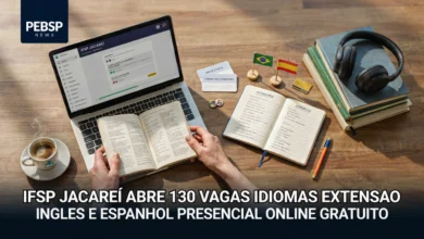 O IFSP abriu 130 vagas gratuitas para cursos de extensão em Inglês e Espanhol no 2º semestre de 2026. Inscrições abertas!