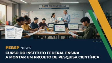 O IFSP abriu vagas gratuitas para o curso de extensão EAD Construindo um projeto de pesquisa científica com inscrições até 16 de agosto.