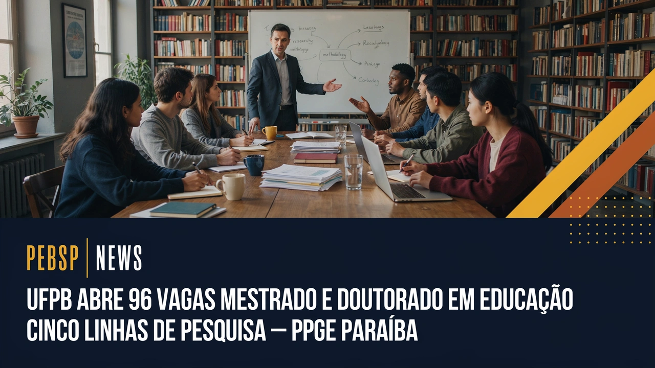 O Programa de Pós-Graduação da UFPB oferece 96 vagas para o Mestrado e Doutorado em Educação com inscrições até 0308. Confira o edital aqui!