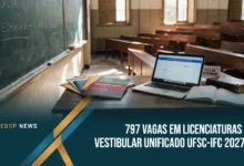 O Vestibular Unificado UFSC e IFC oferece cursos de graduação gratuitos para formação de professores, incluindo Pedagogia, Matemática e mais.