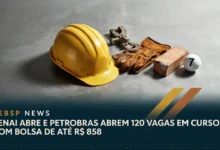 Petrobras e Firjan SESI abrem 120 vagas em cursos gratuitos no SENAI de São José dos Campos, com bolsa de até R$ 858. Inscrições até 2408.