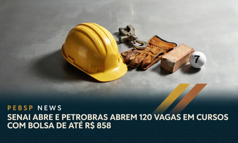 Petrobras e Firjan SESI abrem 120 vagas em cursos gratuitos no SENAI de São José dos Campos, com bolsa de até R$ 858. Inscrições até 2408.
