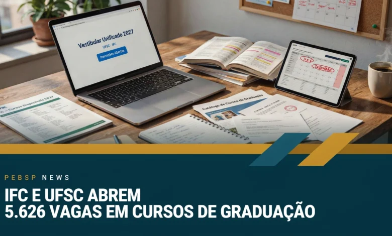 Procurando cursos de graduação gratuitos UFSC e IFC abrem inscrições do Vestibular Unificado com vagas em diversas áreas. Veja o edital!