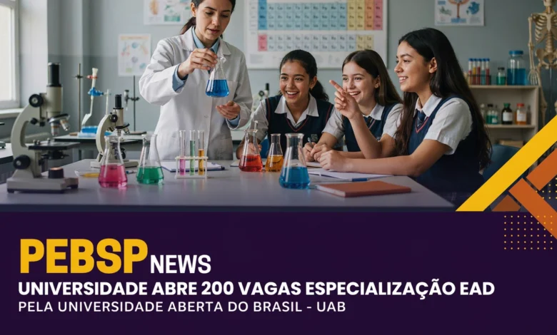 Procurando um pós-graduação gratuita A UDESC e a UAB oferecem vagas no curso de Especialização de Ciência é 10 EAD e seleção sem provas.