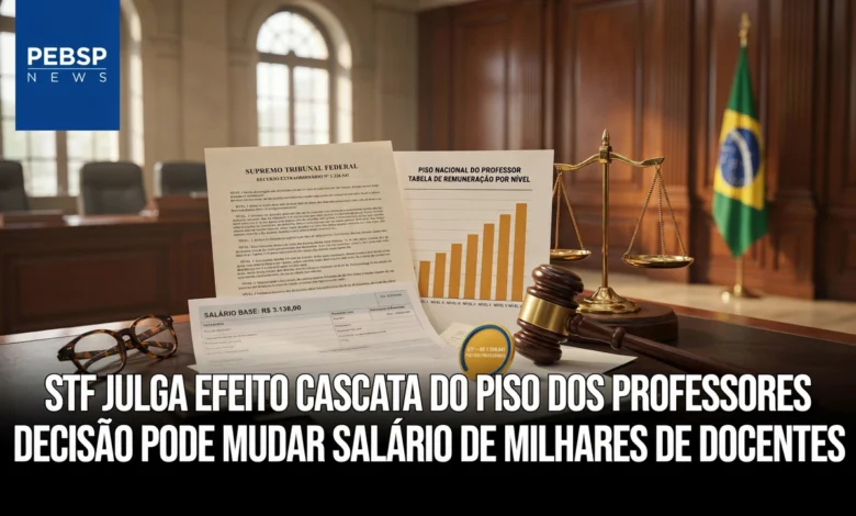 STF julga se reajuste do piso do magistério deve valer para todas as classes da carreira. CNM apresenta dados contrários. Entenda o caso.