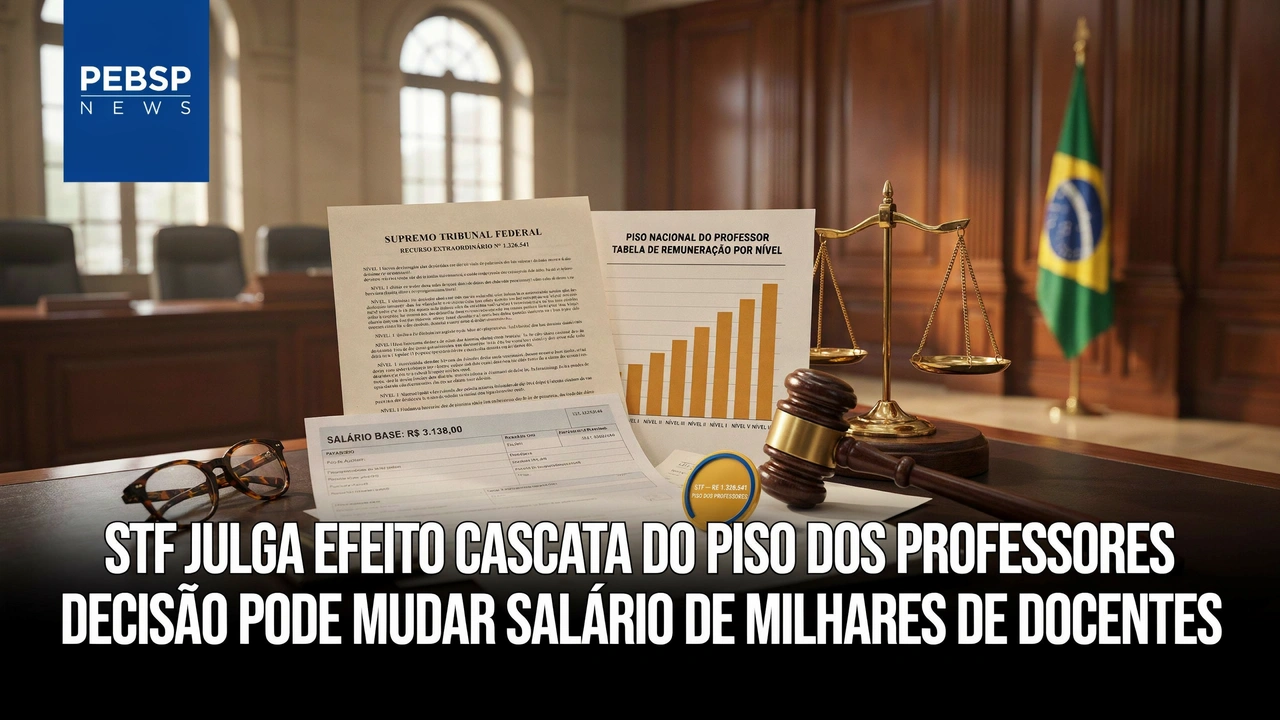 STF julga se reajuste do piso do magistério deve valer para todas as classes da carreira. CNM apresenta dados contrários. Entenda o caso.