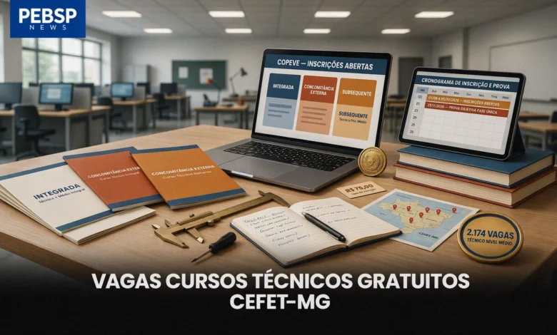 Saiba tudo sobre o Processo Seletivo CEFET-MG 2.174 vagas para os cursos técnicos gratuitos em 3 modalidades. Isenção da taxa até 1509.