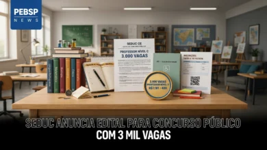 Seduc CE abre 3 mil vagas para Professor. Salário inicial R$ 7.181, inscrições até outubro. Confira disciplinas, requisitos e como se inscrever.