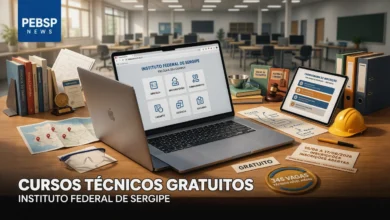 Seleção por ordem de inscrição confira os 14 cursos técnicos gratuitos do IFS com vagas remanescentes e o cronograma completo aqui.