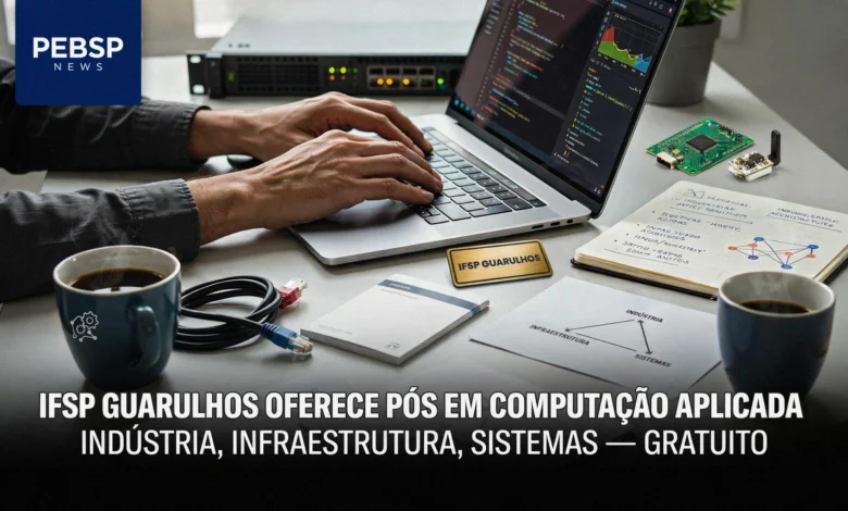 Sem mensalidade e com 20% de aulas presenciais, a pós-graduação do IFSP forma especialistas em Computação. Inscrições encerram em 0708.
