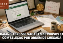 Sem prova seleção do IF Baiano para cursos técnicos gratuitos EaD classifica por ordem de inscrição. Veja o edital e saiba como se inscrever.
