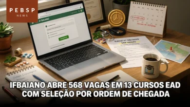 Sem prova seleção do IF Baiano para cursos técnicos gratuitos EaD classifica por ordem de inscrição. Veja o edital e saiba como se inscrever.