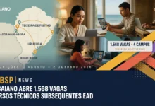 Sem vestibular veja como se inscrever nos cursos técnicos gratuitos EAD do IF Baiano, com vagas em Informática, Rede de Computadores e Mais.