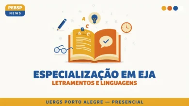 UERGS abre seletivo para especialização em EJA, Letramentos e Linguagens em Porto Alegre, com até 40 vagas. Inscrições até 21 de agosto de 2026.