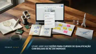 UFABC abre inscrições até 2808 para 3.300 vagas nos cursos gratuitos de qualificação profissional em Biotecnologia, IA, Robótica e mais.