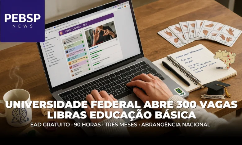 UFJF abre 300 vagas em curso EaD gratuito de Libras na educação de surdos, com 90 horas de carga horária. Inscrições vão até 9 de agosto. Confira.