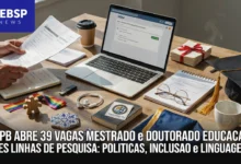 UFPB abre inscrições para mestrado e doutorado em educação pelo SIGAA. Prazo até 03 de agosto de 2026. Ações afirmativas incluídas. Confira.