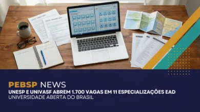 UNESP e UNIVASF abrem juntas 11 especializações EAD pelo sistema UAB, com 1.700 vagas. Confira vagas, prazos e como se inscrever em cada edital.