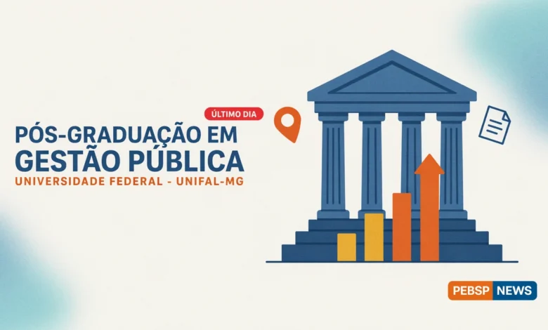 UNIFAL-MG abre 168 vagas na especialização EaD em Gestão Pública para servidores, com inscrições até 24082026. Veja polos, taxa e como se inscrever.