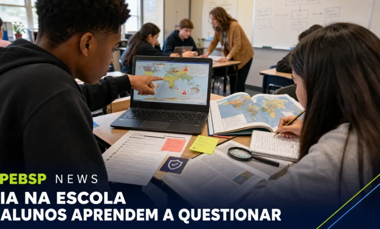 Escolas dos EUA adotam alfabetização em IA para ensinar alunos a reconhecer erros, vieses e riscos de privacidade em ferramentas como o ChatGPT.