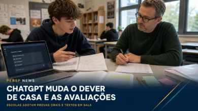 O avanço do strongChatGPT no dever de casastrong está mudando a rotina de escolas secundárias dos Países Baixos. Diante de trabalhos produzidos com inteligência artificial, instituições passaram a adotar strongavaliações orais, textos escritos em sala e acompanhamento mais próximo do processo de aprendizagemstrong. A mudança não significa uma proibição geral dos chatbots. O esforço está concentrado em recuperar evidências de que o estudante leu, escreveu, interpretou e sabe explicar o caminho usado para chegar à resposta. div h2Uso de ChatGPT por estudantes leva escolas a trocar tarefas tradicionais por avaliações orais e atividades acompanhadash2 div div divdiv div Segundo reportagem do stronga href=httpsnltimes.nl20260825ai-prompting-dutch-secondary-schools-rethink-handle-homework target=_blank rel=noopenerNL Timesastrong, praticamente todas as escolas secundárias do país discutem como lidar com a IA generativa, embora as estratégias variem entre as instituições. O receio dos professores é direto alguns alunos copiam a atividade, colam o enunciado no ChatGPT e entregam uma resposta pronta. O texto pode estar correto, mas a etapa em que o estudante deveria mobilizar leitura, memória, argumentação e revisão deixa de acontecer. Na prática da sala de aula, o professor perde uma referência importante. Um trabalho final bem escrito já não comprova, sozinho, que o aluno domina o conteúdo ou consegue produzir aquela resposta sem assistência automatizada. h2Provas orais ganham espaço nas escolash2 Uma das respostas é trocar parte das produções escritas feitas em casa por strongavaliações oraisstrong. Ao conversar com o aluno, o professor pode fazer perguntas sobre escolhas, conceitos e argumentos apresentados no trabalho. Outra alternativa é manter a atividade escrita, mas pedir uma defesa oral posterior. A verificação não precisa reproduzir uma banca formal perguntas curtas e específicas já ajudam a identificar se o estudante compreendeu o que entregou. ul liExplicar com as próprias palavras a ideia central do texto;li liJustificar uma resposta ou escolha metodológica;li liRelacionar o trabalho a conteúdos discutidos em aula;li liReformular um argumento diante de uma nova pergunta;li liIndicar onde e como a inteligência artificial foi utilizada.li ul h2Textos voltam a ser produzidos em salah2 Escolas também estão transferindo tarefas de leitura e escrita para o horário das aulas. Um professor ouvido pela reportagem passou a reservar uma aula dupla para que os estudantes leiam um artigo e respondam às questões logo depois, sob acompanhamento. A solução permite observar o processo, mas cria novos problemas de gestão. Alunos que leem mais devagar podem não concluir a atividade, enquanto os mais rápidos ficam ociosos. O dever de casa também passa a ocupar um tempo que antes seria usado para exposição, discussão ou exercícios. Esse é o ponto de bastidor que pesa no planejamento mudar o local da tarefa exige reorganizar a sequência didática, os tempos da turma e as formas de recuperação. Não basta pedir que todos escrevam na escola sem prever ritmos diferentes. h2A nota final já não conta toda a históriah2 O debate desloca a avaliação do produto para o percurso. Em vez de observar apenas a resposta entregue, o professor passa a considerar rascunhos, versões, fontes consultadas, registros de revisão e a capacidade de explicar decisões. A reportagem cita pesquisa da Organização para a Cooperação e Desenvolvimento Econômico segundo a qual estudantes podem obter resultados melhores com ajuda da IA sem apresentar o mesmo ganho de aprendizagem. A ferramenta melhora a entrega, mas isso não garante desenvolvimento de conhecimento e habilidades. Para a coordenação pedagógica, a consequência é revisar critérios antes de simplesmente ampliar a fiscalização. Se o instrumento avalia apenas um texto final produzido fora da escola, ele se torna mais frágil em um ambiente no qual respostas completas podem ser geradas em segundos. div style=display flex; flex-wrap wrap; gap 16px; margin 28px 0; div style=flex 1; min-width 210px; background #f4f8ff; border-bottom 5px solid #3168a8; border-radius 8px; padding 18px; p style=margin 0 0 6px;strongProdução em salastrongp p style=margin 0;Professor acompanha leitura, escrita e revisão.p div div style=flex 1; min-width 210px; background #f5fbf7; border-bottom 5px solid #27845a; border-radius 8px; padding 18px; p style=margin 0 0 6px;strongAvaliação oralstrongp p style=margin 0;Aluno precisa demonstrar domínio sobre o que entregou.p div div style=flex 1; min-width 210px; background #fff8f1; border-bottom 5px solid #d46f1e; border-radius 8px; padding 18px; p style=margin 0 0 6px;strongProcesso visívelstrongp p style=margin 0;Rascunhos e justificativas ganham peso na avaliação.p div div h2Como adaptar atividades sem banir a IAh2 Uma saída prática é definir antecipadamente quando a IA pode ser usada e qual registro o estudante deverá apresentar. Em uma atividade de pesquisa, por exemplo, o chatbot pode auxiliar na organização inicial, mas as fontes, a interpretação e a versão final precisam ser verificadas pelo aluno. Também é possível dividir trabalhos extensos em pequenas entregas. Tema, pergunta de pesquisa, referências, primeiro rascunho e revisão podem ser acompanhados em momentos diferentes. Isso reduz a dependência de uma única nota e dá ao professor mais elementos para orientar a aprendizagem. ul liCombinar regras claras de uso antes da atividade;li liPedir histórico de versões ou rascunhos;li liIncluir perguntas orais sobre a produção;li liReservar etapas decisivas para a sala de aula;li liAvaliar argumentação, revisão e tomada de decisão;li liEnsinar o aluno a verificar erros e vieses da resposta gerada.li ul h2Análise especializada a avaliação precisa mudarh2 Na escola, o problema não se resolve apenas com detector de texto artificial. Essas ferramentas podem errar e não mostram o que o aluno aprendeu. O caminho mais consistente é desenhar atividades nas quais o processo deixe rastros e o estudante precise sustentar suas escolhas. Isso aumenta o trabalho docente se cada professor fizer a mudança sozinho. A gestão precisa reservar tempo de formação e planejamento coletivo, construir critérios comuns e evitar que cada disciplina adote uma regra contraditória sobre o uso de IA. A experiência dos Países Baixos mostra que o strongChatGPT no dever de casastrong já pressiona escolas a rever instrumentos tradicionais. Para professores brasileiros, a pergunta prática não é apenas como impedir o uso, mas como avaliar leitura, escrita e raciocínio quando a resposta final pode ser automatizada. Como sua escola está reorganizando essas atividades
