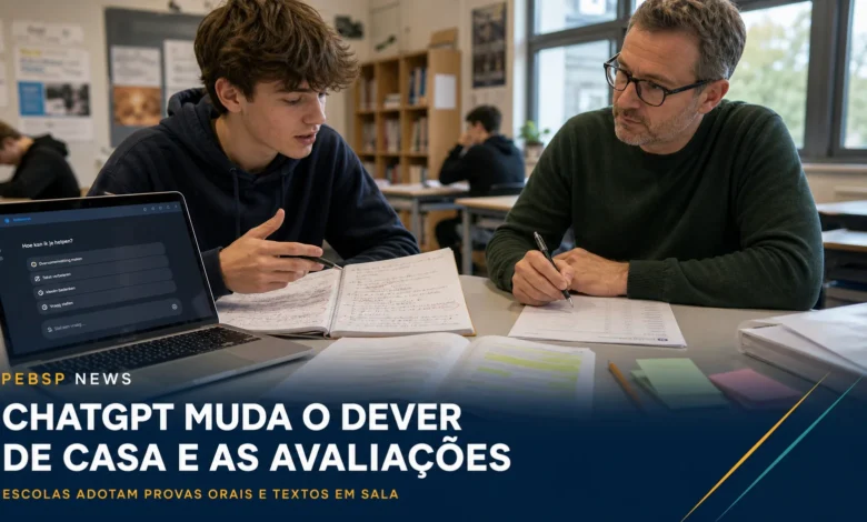 O avanço do strongChatGPT no dever de casastrong está mudando a rotina de escolas secundárias dos Países Baixos. Diante de trabalhos produzidos com inteligência artificial, instituições passaram a adotar strongavaliações orais, textos escritos em sala e acompanhamento mais próximo do processo de aprendizagemstrong. A mudança não significa uma proibição geral dos chatbots. O esforço está concentrado em recuperar evidências de que o estudante leu, escreveu, interpretou e sabe explicar o caminho usado para chegar à resposta. div h2Uso de ChatGPT por estudantes leva escolas a trocar tarefas tradicionais por avaliações orais e atividades acompanhadash2 div div divdiv div Segundo reportagem do stronga href=httpsnltimes.nl20260825ai-prompting-dutch-secondary-schools-rethink-handle-homework target=_blank rel=noopenerNL Timesastrong, praticamente todas as escolas secundárias do país discutem como lidar com a IA generativa, embora as estratégias variem entre as instituições. O receio dos professores é direto alguns alunos copiam a atividade, colam o enunciado no ChatGPT e entregam uma resposta pronta. O texto pode estar correto, mas a etapa em que o estudante deveria mobilizar leitura, memória, argumentação e revisão deixa de acontecer. Na prática da sala de aula, o professor perde uma referência importante. Um trabalho final bem escrito já não comprova, sozinho, que o aluno domina o conteúdo ou consegue produzir aquela resposta sem assistência automatizada. h2Provas orais ganham espaço nas escolash2 Uma das respostas é trocar parte das produções escritas feitas em casa por strongavaliações oraisstrong. Ao conversar com o aluno, o professor pode fazer perguntas sobre escolhas, conceitos e argumentos apresentados no trabalho. Outra alternativa é manter a atividade escrita, mas pedir uma defesa oral posterior. A verificação não precisa reproduzir uma banca formal perguntas curtas e específicas já ajudam a identificar se o estudante compreendeu o que entregou. ul liExplicar com as próprias palavras a ideia central do texto;li liJustificar uma resposta ou escolha metodológica;li liRelacionar o trabalho a conteúdos discutidos em aula;li liReformular um argumento diante de uma nova pergunta;li liIndicar onde e como a inteligência artificial foi utilizada.li ul h2Textos voltam a ser produzidos em salah2 Escolas também estão transferindo tarefas de leitura e escrita para o horário das aulas. Um professor ouvido pela reportagem passou a reservar uma aula dupla para que os estudantes leiam um artigo e respondam às questões logo depois, sob acompanhamento. A solução permite observar o processo, mas cria novos problemas de gestão. Alunos que leem mais devagar podem não concluir a atividade, enquanto os mais rápidos ficam ociosos. O dever de casa também passa a ocupar um tempo que antes seria usado para exposição, discussão ou exercícios. Esse é o ponto de bastidor que pesa no planejamento mudar o local da tarefa exige reorganizar a sequência didática, os tempos da turma e as formas de recuperação. Não basta pedir que todos escrevam na escola sem prever ritmos diferentes. h2A nota final já não conta toda a históriah2 O debate desloca a avaliação do produto para o percurso. Em vez de observar apenas a resposta entregue, o professor passa a considerar rascunhos, versões, fontes consultadas, registros de revisão e a capacidade de explicar decisões. A reportagem cita pesquisa da Organização para a Cooperação e Desenvolvimento Econômico segundo a qual estudantes podem obter resultados melhores com ajuda da IA sem apresentar o mesmo ganho de aprendizagem. A ferramenta melhora a entrega, mas isso não garante desenvolvimento de conhecimento e habilidades. Para a coordenação pedagógica, a consequência é revisar critérios antes de simplesmente ampliar a fiscalização. Se o instrumento avalia apenas um texto final produzido fora da escola, ele se torna mais frágil em um ambiente no qual respostas completas podem ser geradas em segundos. div style=display flex; flex-wrap wrap; gap 16px; margin 28px 0; div style=flex 1; min-width 210px; background #f4f8ff; border-bottom 5px solid #3168a8; border-radius 8px; padding 18px; p style=margin 0 0 6px;strongProdução em salastrongp p style=margin 0;Professor acompanha leitura, escrita e revisão.p div div style=flex 1; min-width 210px; background #f5fbf7; border-bottom 5px solid #27845a; border-radius 8px; padding 18px; p style=margin 0 0 6px;strongAvaliação oralstrongp p style=margin 0;Aluno precisa demonstrar domínio sobre o que entregou.p div div style=flex 1; min-width 210px; background #fff8f1; border-bottom 5px solid #d46f1e; border-radius 8px; padding 18px; p style=margin 0 0 6px;strongProcesso visívelstrongp p style=margin 0;Rascunhos e justificativas ganham peso na avaliação.p div div h2Como adaptar atividades sem banir a IAh2 Uma saída prática é definir antecipadamente quando a IA pode ser usada e qual registro o estudante deverá apresentar. Em uma atividade de pesquisa, por exemplo, o chatbot pode auxiliar na organização inicial, mas as fontes, a interpretação e a versão final precisam ser verificadas pelo aluno. Também é possível dividir trabalhos extensos em pequenas entregas. Tema, pergunta de pesquisa, referências, primeiro rascunho e revisão podem ser acompanhados em momentos diferentes. Isso reduz a dependência de uma única nota e dá ao professor mais elementos para orientar a aprendizagem. ul liCombinar regras claras de uso antes da atividade;li liPedir histórico de versões ou rascunhos;li liIncluir perguntas orais sobre a produção;li liReservar etapas decisivas para a sala de aula;li liAvaliar argumentação, revisão e tomada de decisão;li liEnsinar o aluno a verificar erros e vieses da resposta gerada.li ul h2Análise especializada a avaliação precisa mudarh2 Na escola, o problema não se resolve apenas com detector de texto artificial. Essas ferramentas podem errar e não mostram o que o aluno aprendeu. O caminho mais consistente é desenhar atividades nas quais o processo deixe rastros e o estudante precise sustentar suas escolhas. Isso aumenta o trabalho docente se cada professor fizer a mudança sozinho. A gestão precisa reservar tempo de formação e planejamento coletivo, construir critérios comuns e evitar que cada disciplina adote uma regra contraditória sobre o uso de IA. A experiência dos Países Baixos mostra que o strongChatGPT no dever de casastrong já pressiona escolas a rever instrumentos tradicionais. Para professores brasileiros, a pergunta prática não é apenas como impedir o uso, mas como avaliar leitura, escrita e raciocínio quando a resposta final pode ser automatizada. Como sua escola está reorganizando essas atividades