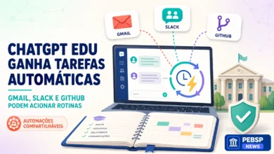 ChatGPT Edu recebe tarefas compartilháveis e automações acionadas por Gmail, Slack e GitHub. Administradores devem liberar o recurso. Veja como funciona.