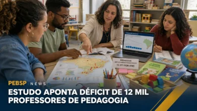 Estudo estima insuficiência anual de 12.171 licenciados em Pedagogia e revela fortes desigualdades regionais na formação docente no Brasil hoje.