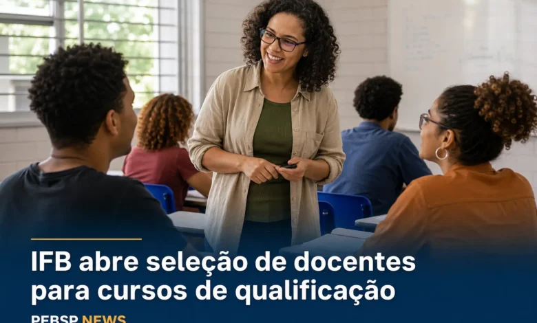 IFB abre seleção de docentes para cursos de qualificação