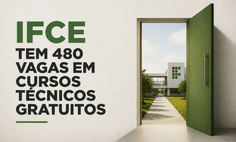 IFCE TEM 480 VAGAS EM CURSOS TÉCNICOS GRATUITOS