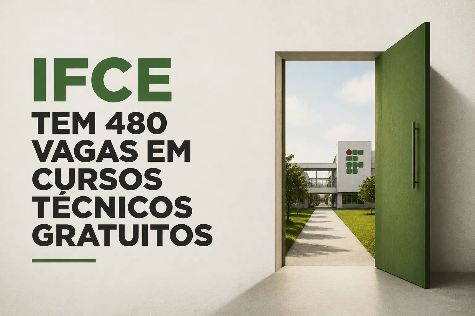 IFCE TEM 480 VAGAS EM CURSOS TÉCNICOS GRATUITOS