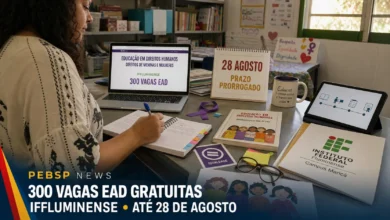 Instituto Federal Fluminense prorroga até 28 de agosto as inscrições do curso FIC gratuito e EAD sobre Direitos de Meninas e Mulheres; são 300 vagas.